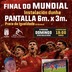 O CONCELLO DE NARÓN INSTALARÁ NA PRAZA DA IGUALDADE UNHA PANTALLA XIGANTE PARA SEGUIR A FINAL DO MUNDIAL
